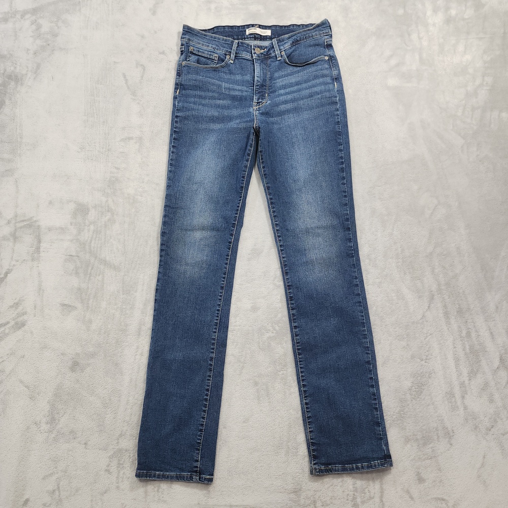 Signature By Levi Strauss Jeans Womens 10L LONG Blue Totally Shaping Straight